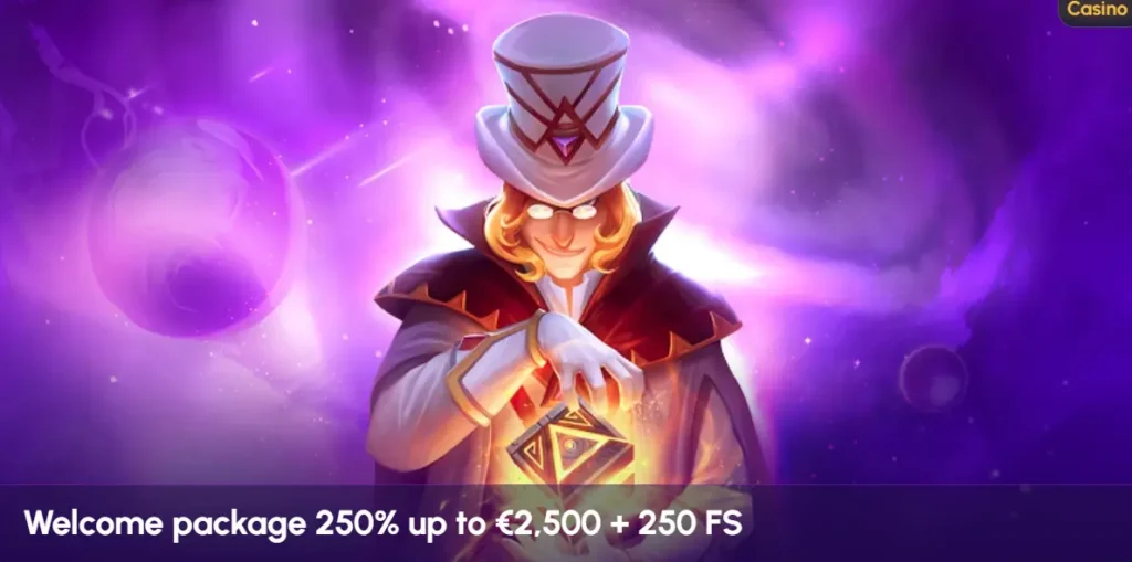 NovaJackpot Casino Welcome Bonus: 250% Up to €2,500 + 250 Free Spins