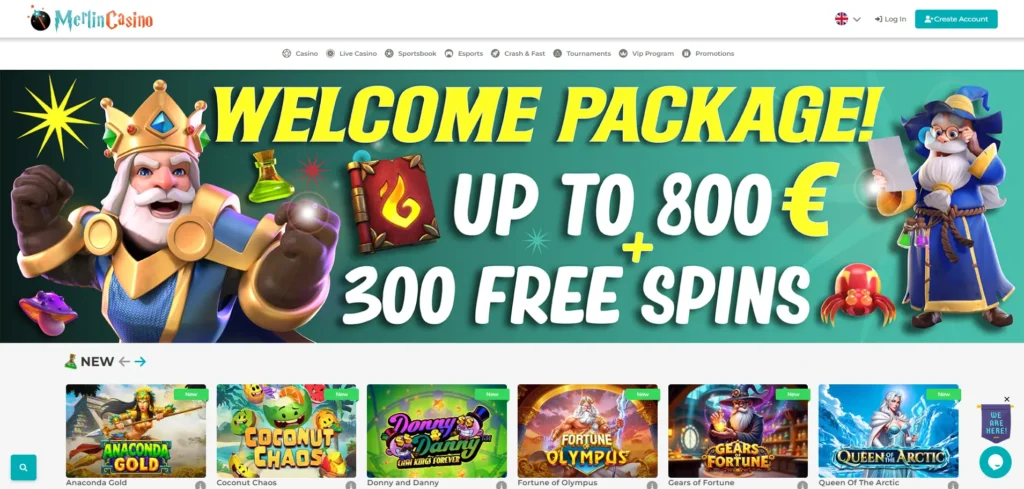 Merlin Casino Design