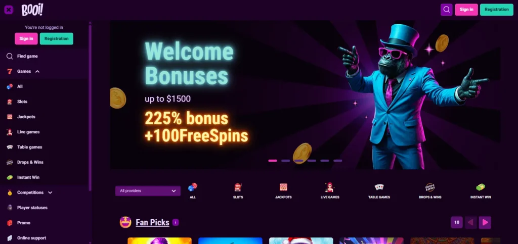 Booi Casino Design